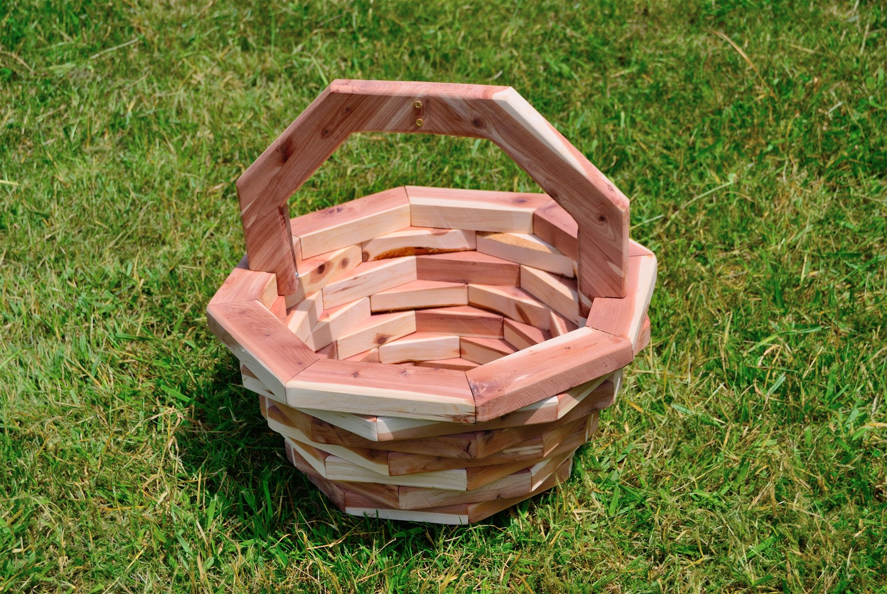 8-Sided Small Basket Planter
