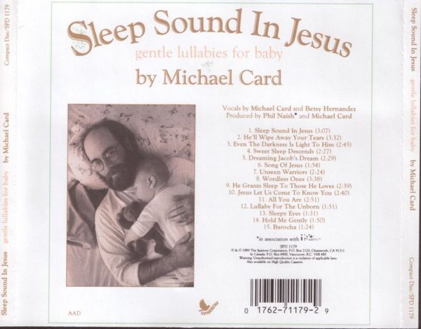 Michael Card Sleep Sound In Jesus 1989 